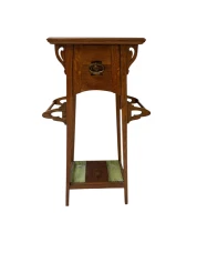 Arts & Crafts Art Nouveau Extra Large Pedestal or Plant Stand, 1900s